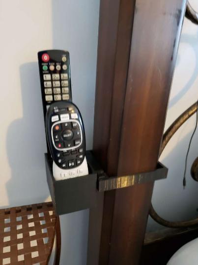 Bed Post Remote Holder