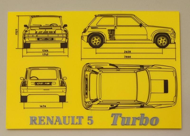 Blueprint Renault 5 Turbo