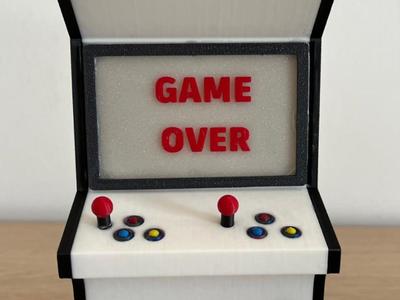 Retro arcade piggy bank