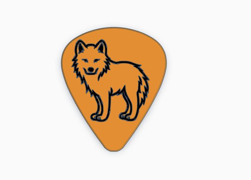 Fox Guitar Pick