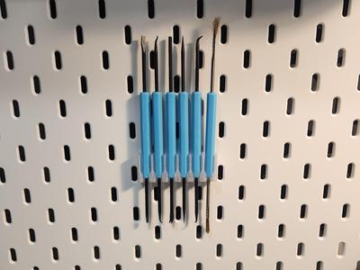 Soldering Tools Holder for IKEA SKADIS Pegboard