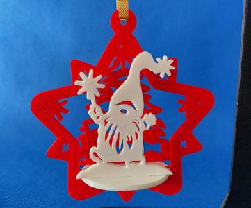 Christmas 3D Gnome Ornament