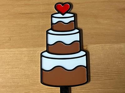 cake, cake topper