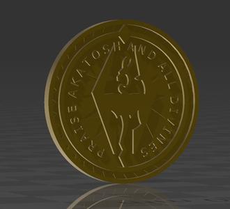 Skyrim Septim Gold Coin
