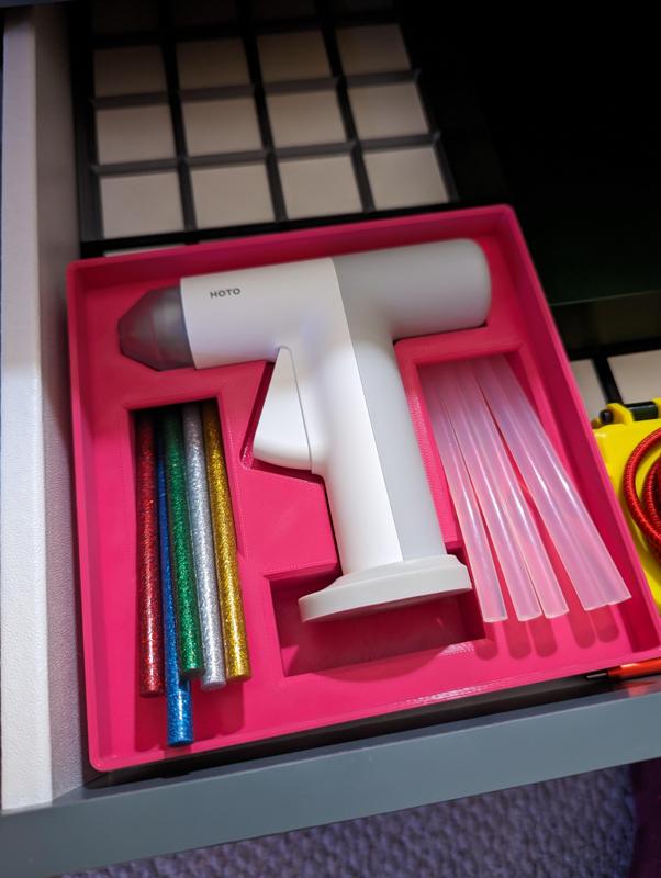 Hoto Glue Gun Gridfinity Tray