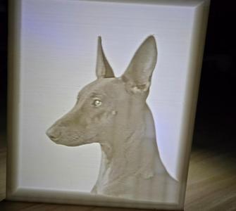 Pharaoh Hound Lithophane