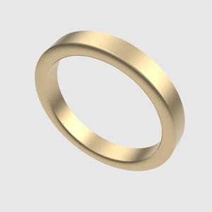 Modern Minimalist Band Ring 3D print