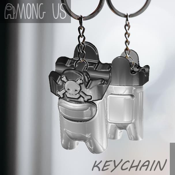 AMONG US KEYCHAIN - PIRATE HAT