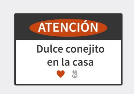 rabbit sign advertisement