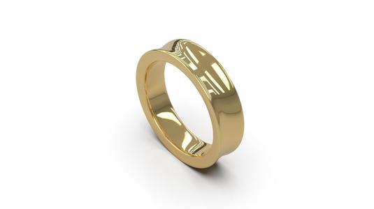 Wedding Band Gold Man and Women Love Ring - Us 10
