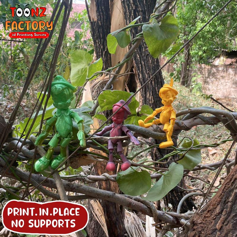 PRINT-IN-PLACE PINOCCHIO ARTICULATED