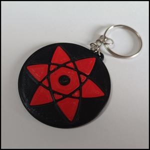 Sasuke Sharingan Keyring (Simple)