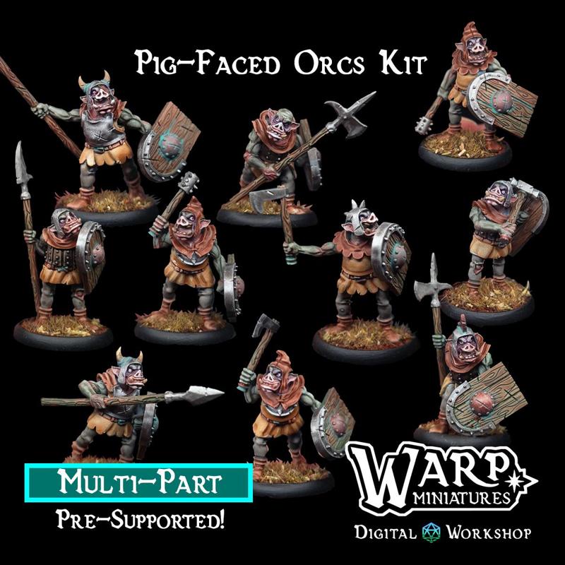 Pig-Faced Orcs Kit (Modular)