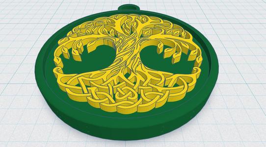 Celtic / Norse - Tree Of Life Pendent 22