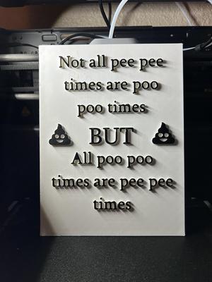 Funny Bathroom Sign