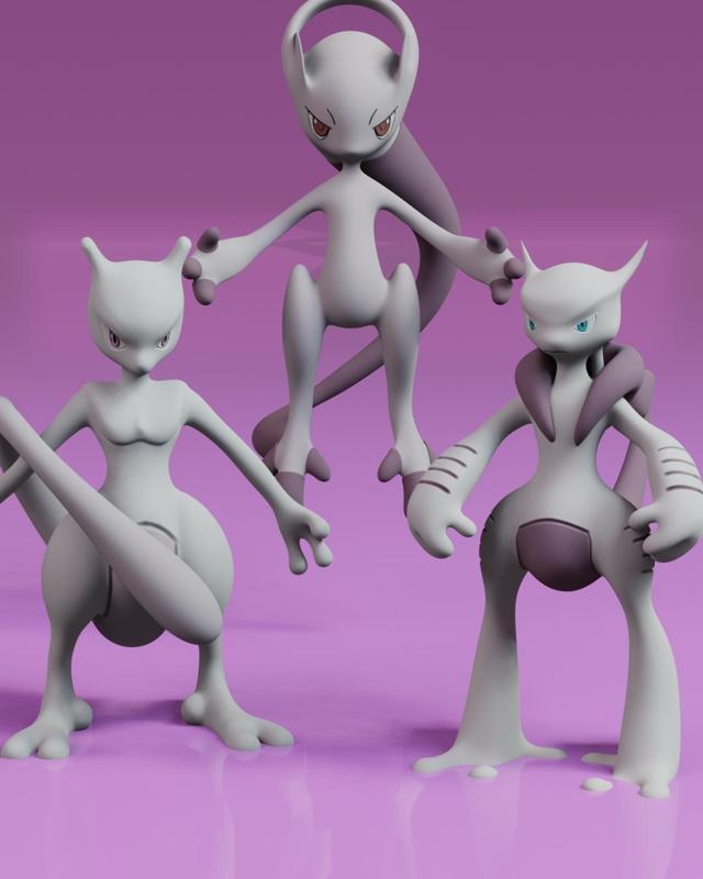 Mewtwo Pack X/Y forms