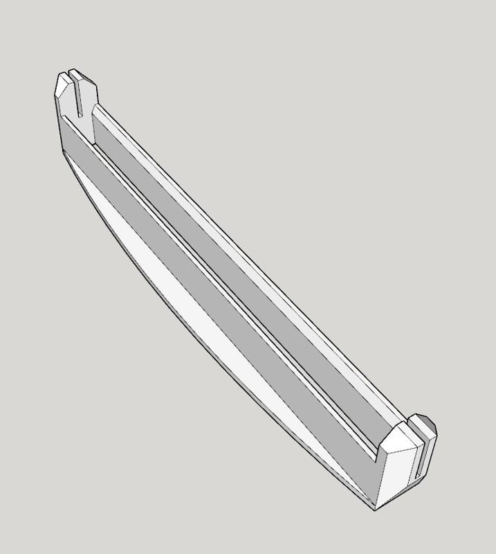 Foam splitter knife jig 6mm to 3mm