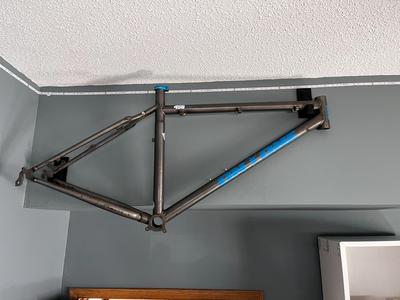 Bike Frame Wall Display hooks