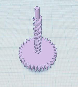Trunk lock gear Peugeot 207
