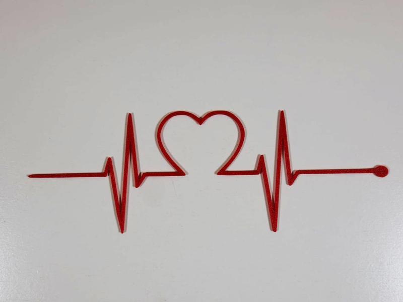 Heart wall decoration