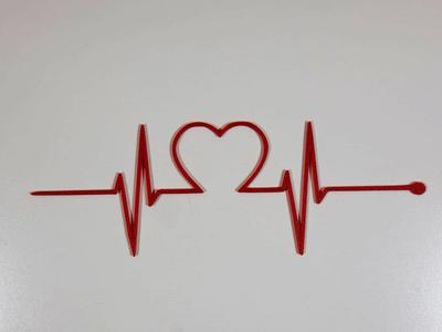 Heart wall decoration
