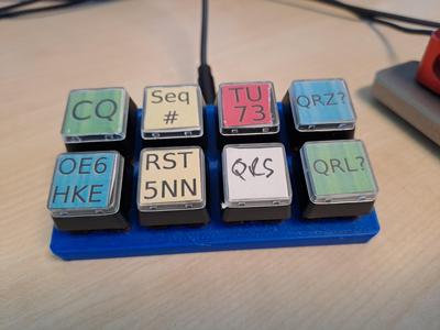 ICOM radio external control cherry MX keyboard