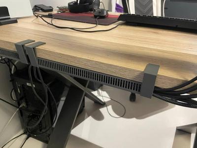 Under desk cable organizer