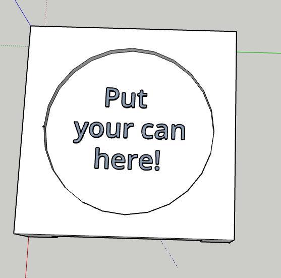 Individual can table