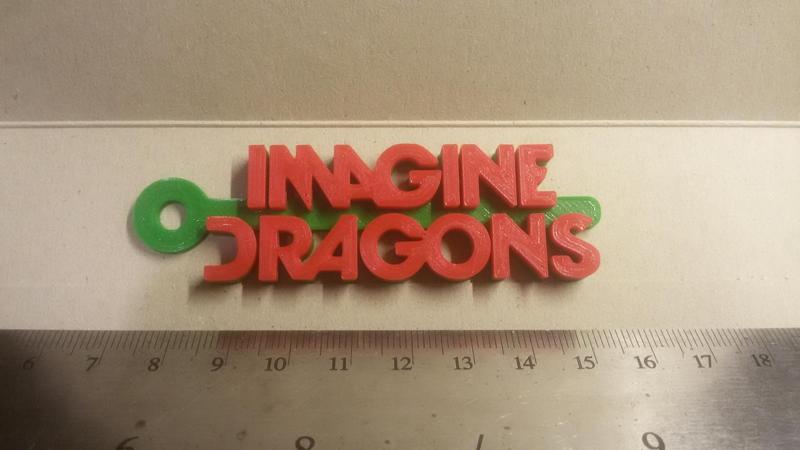 Imagine Dragons Logo Keychain