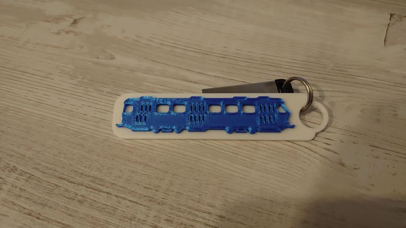 Tram Keychain T3 / Klíčenka tramvaj T3