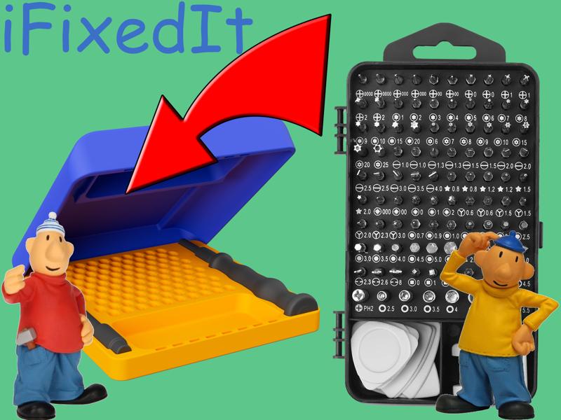 iFixIt like box for Precision 117 in 1 chinese screwdriver kit