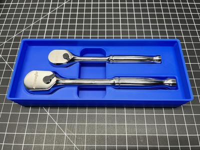 Gridfinity Dual Ratchet Tray for Icon/EPAuto 90 Tooth