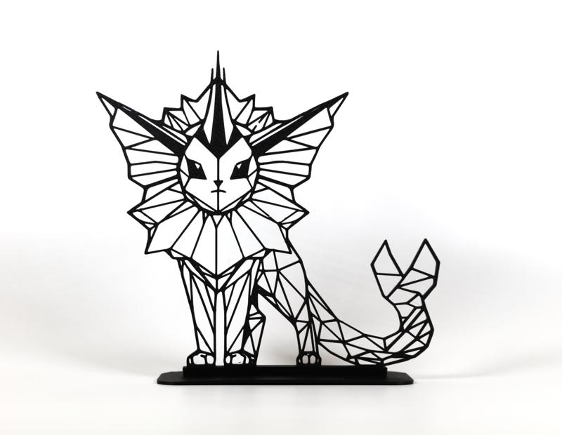 Geometric Low Poly Vaporeon