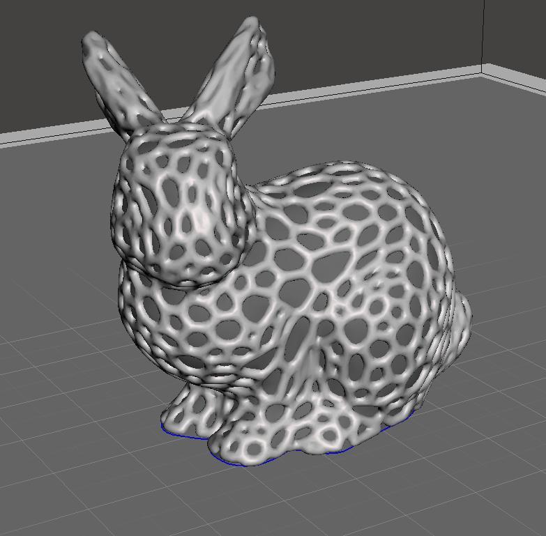 Voronoi Bunny