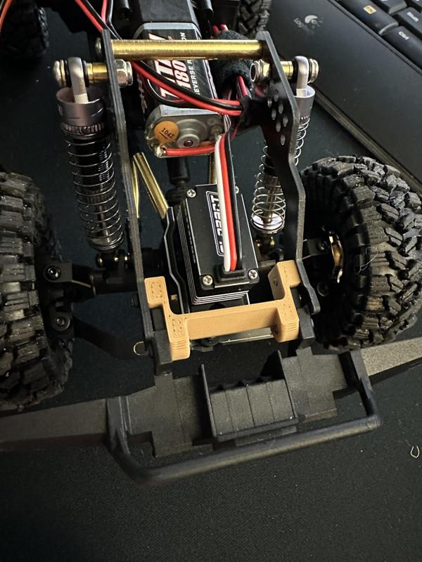 TRX4M front bumper mount for Injora LCG chassis