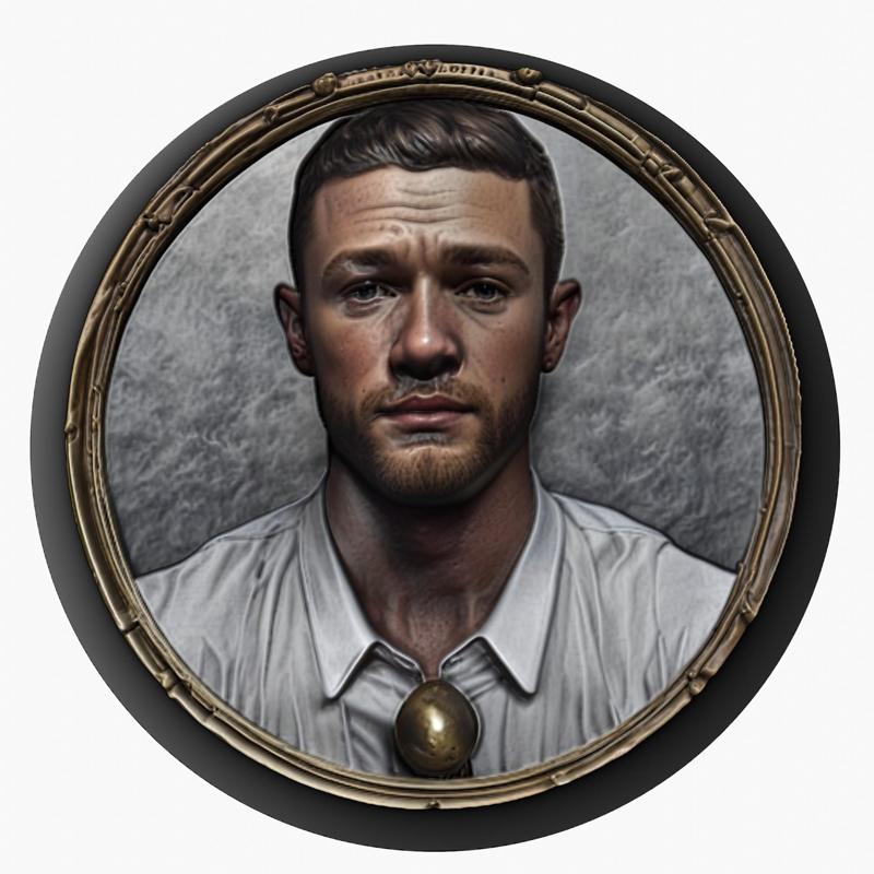 Justin Timberlake medallion pendant