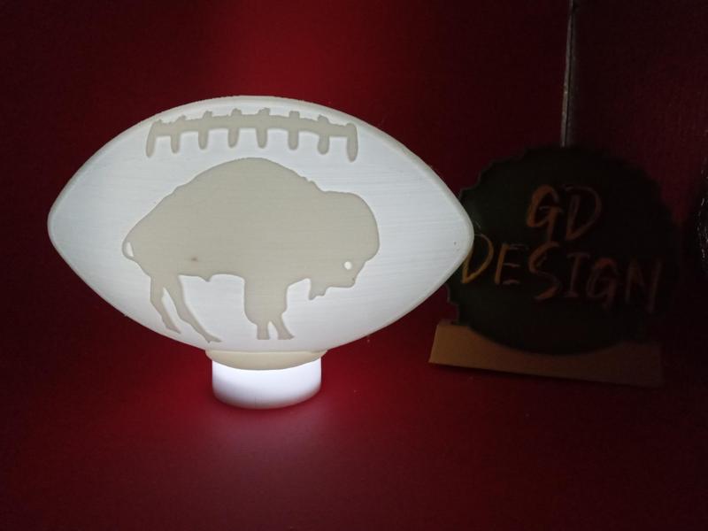 Retro Buffalo Bills NFL FOOTBALL LIGHT