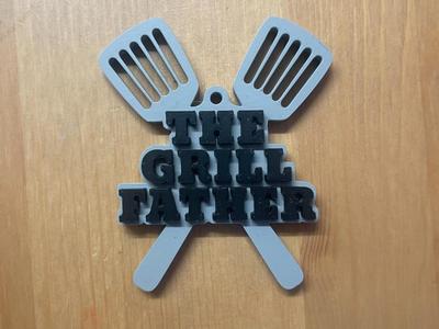 The Grill Father Keyring