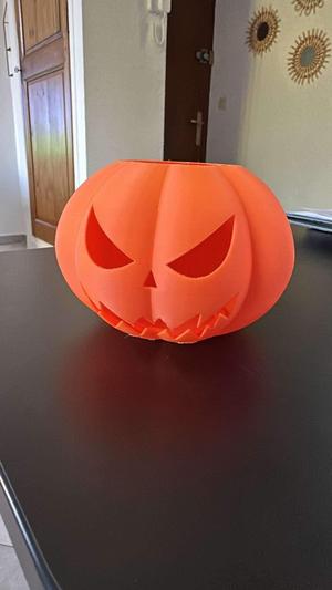 Halloween Pumpkin Candle Holder