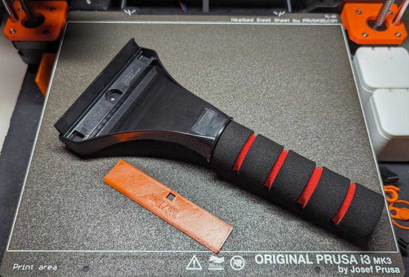 Replacement blade for Ultimate Speed ice scraper from Lidl / Ersatzklinge für Ultimate Speed Eiskratzer von Lidl