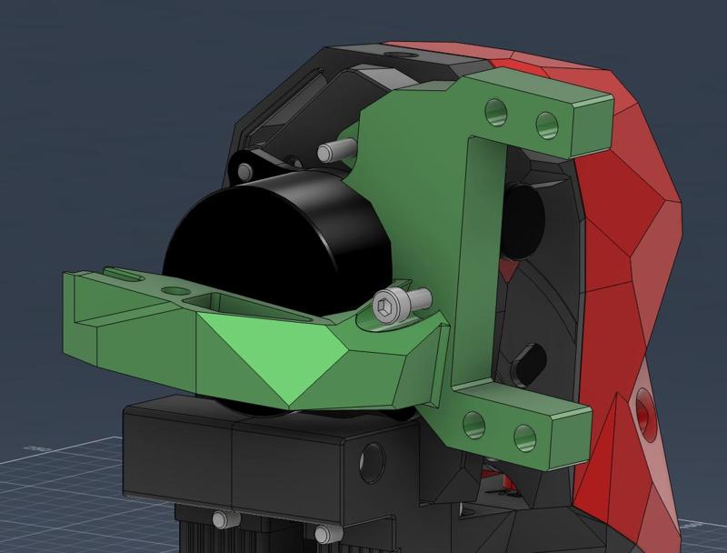 Filamatrix Stealthburner Filament Cutting Servo Mount (MG996R) ERCF v2