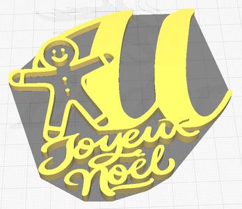 christmas decoration letter U