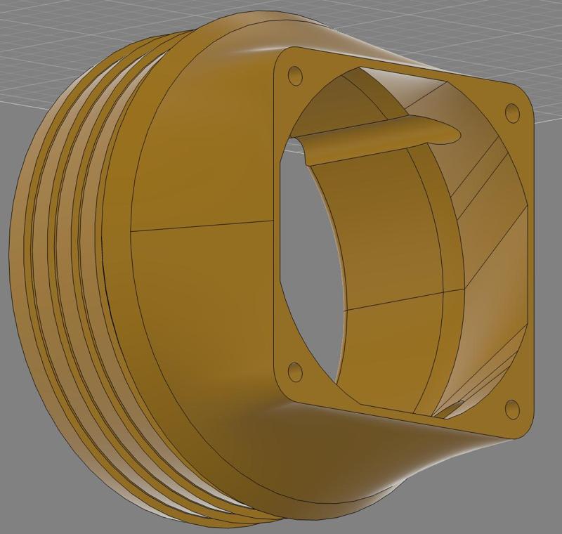 80mm fan connection flexible tube