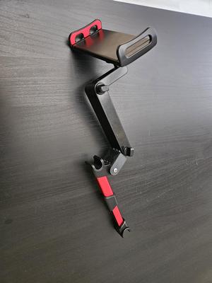 Universal telescopic tablet holder extender arm