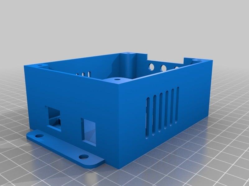 Case for Arduino UNO, CNC Shield and 60x60 or 40x40 fan (grbl).
