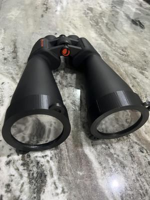 Celestron Skymaster 15x70 solar caps