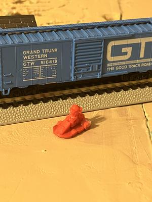 V2 N scale Mario Kar car