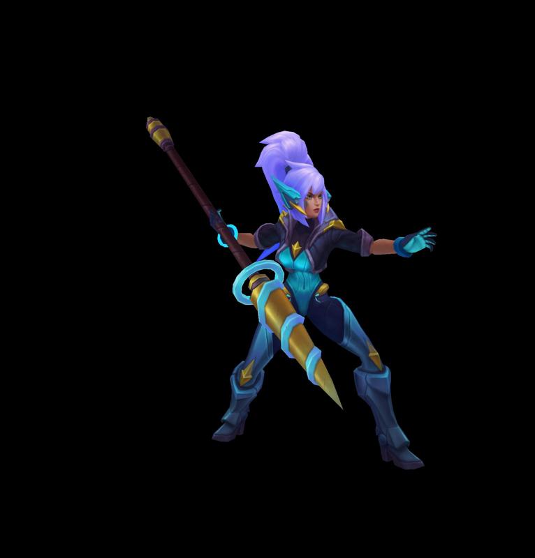 Super Galaxy Nidalee League of Legends 3D print model