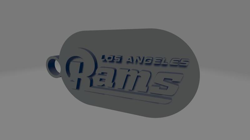 Los Angeles Rams Keychain