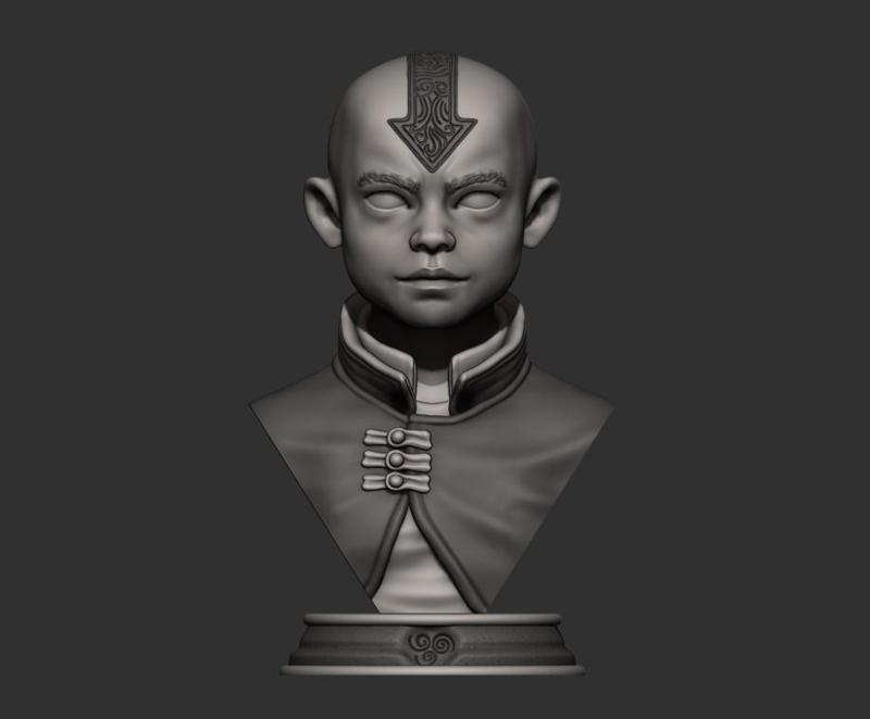 Avatar Aang bust